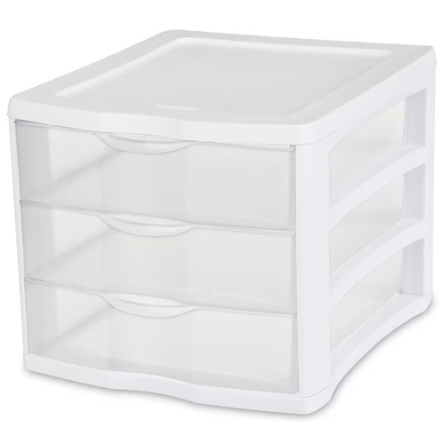 Sterilite desktop drawer 3 - drawer,,