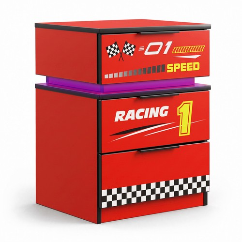 Kids racing car drawer - kids,